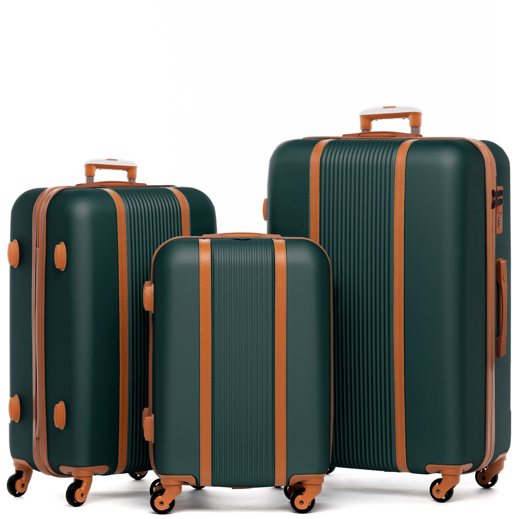 FERGÉ Kofferset 3-teilig MILANO 3er Trolley Set 4 Rollen 49180