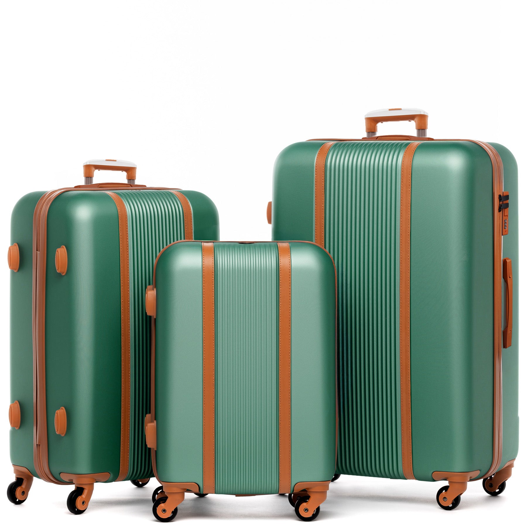 FERGÉ Kofferset 3-teilig MILANO 3er Trolley Set 4 Rollen 49174