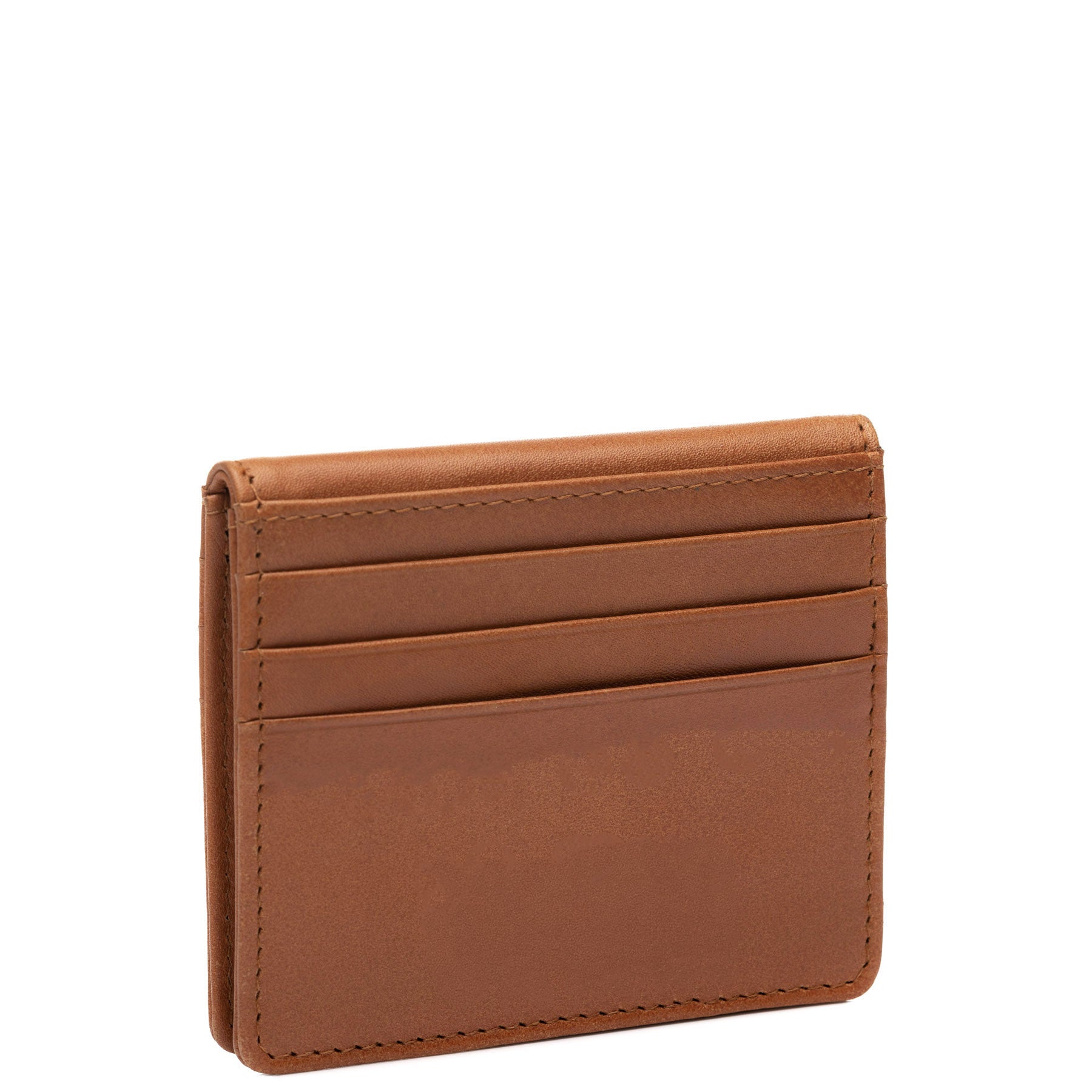 FERGÉ Kartenetui Leder BLAISE braun hellbraun schwarz 48421