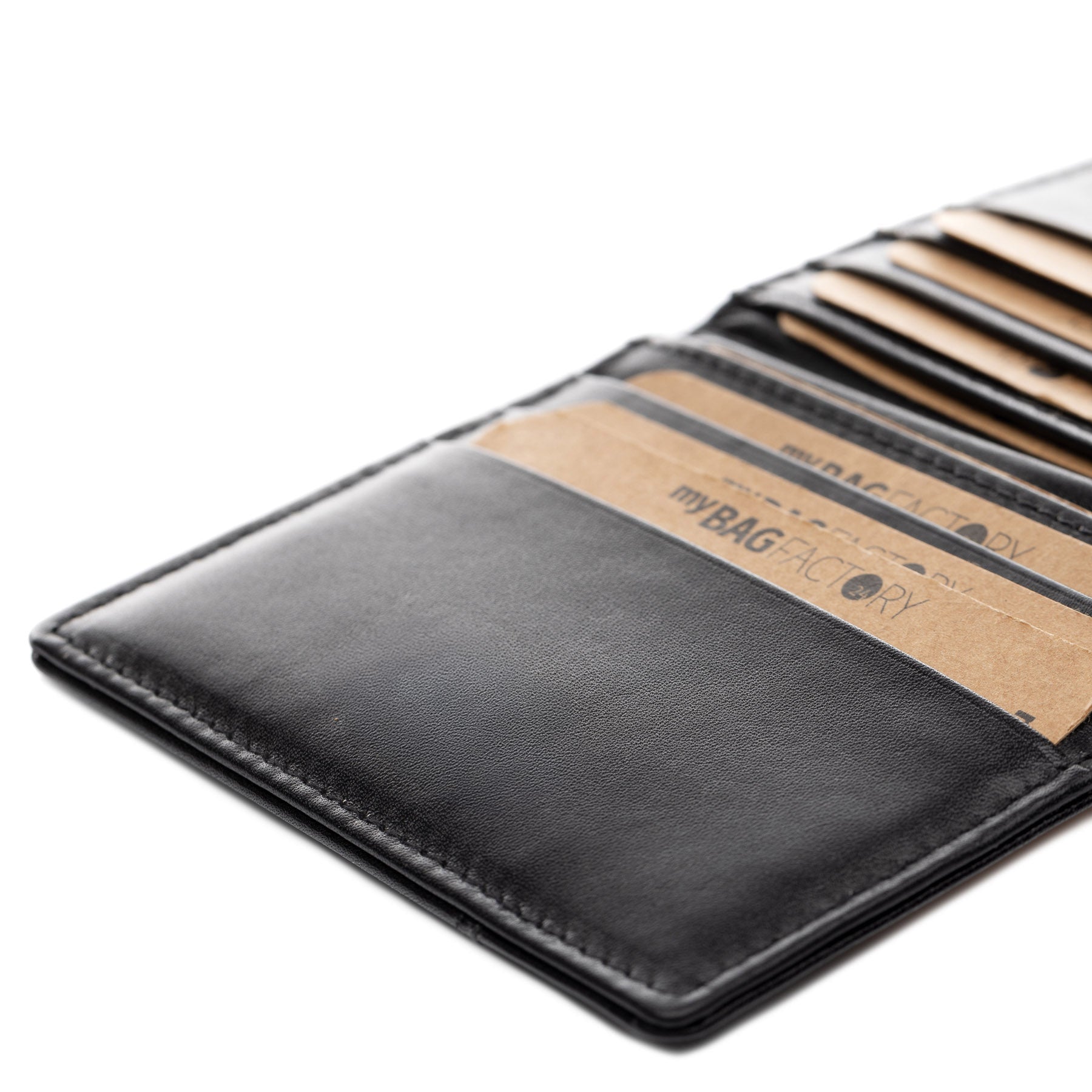 FERGÉ Kartenetui Leder BLAISE braun hellbraun schwarz 48410