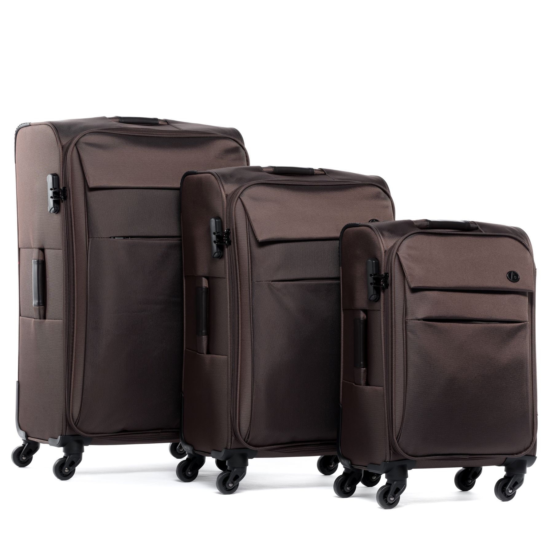 3 pcs Luggage Set Calais Trolley 42681