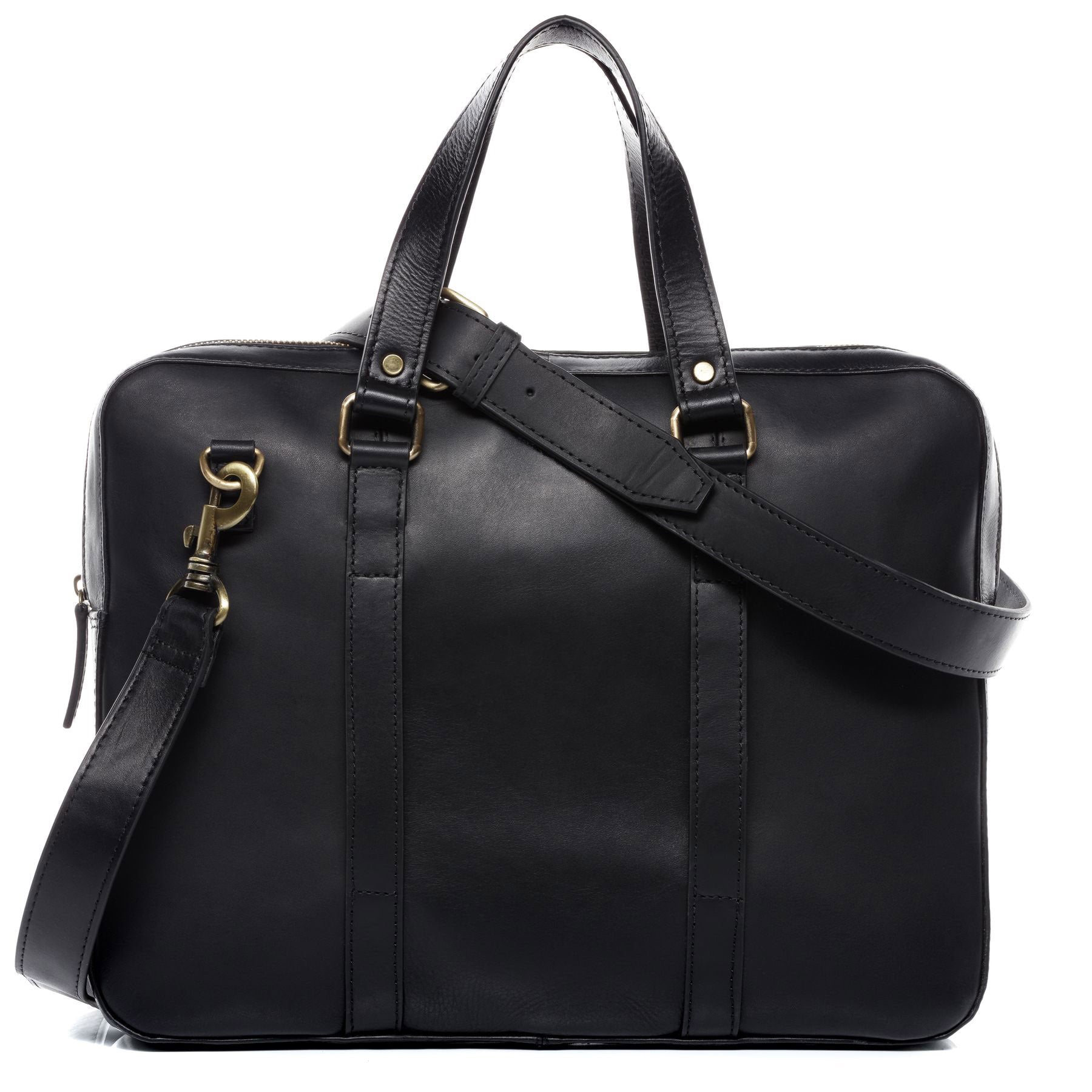 FERGÉ Laptoptasche Leder RENE schwarz Businesstasche 48393