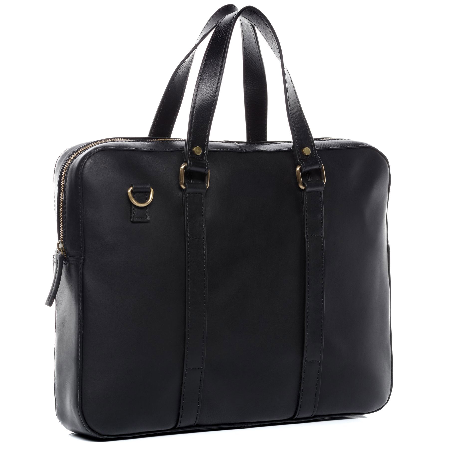 FERGÉ Laptoptasche Leder RENE schwarz Businesstasche 48391