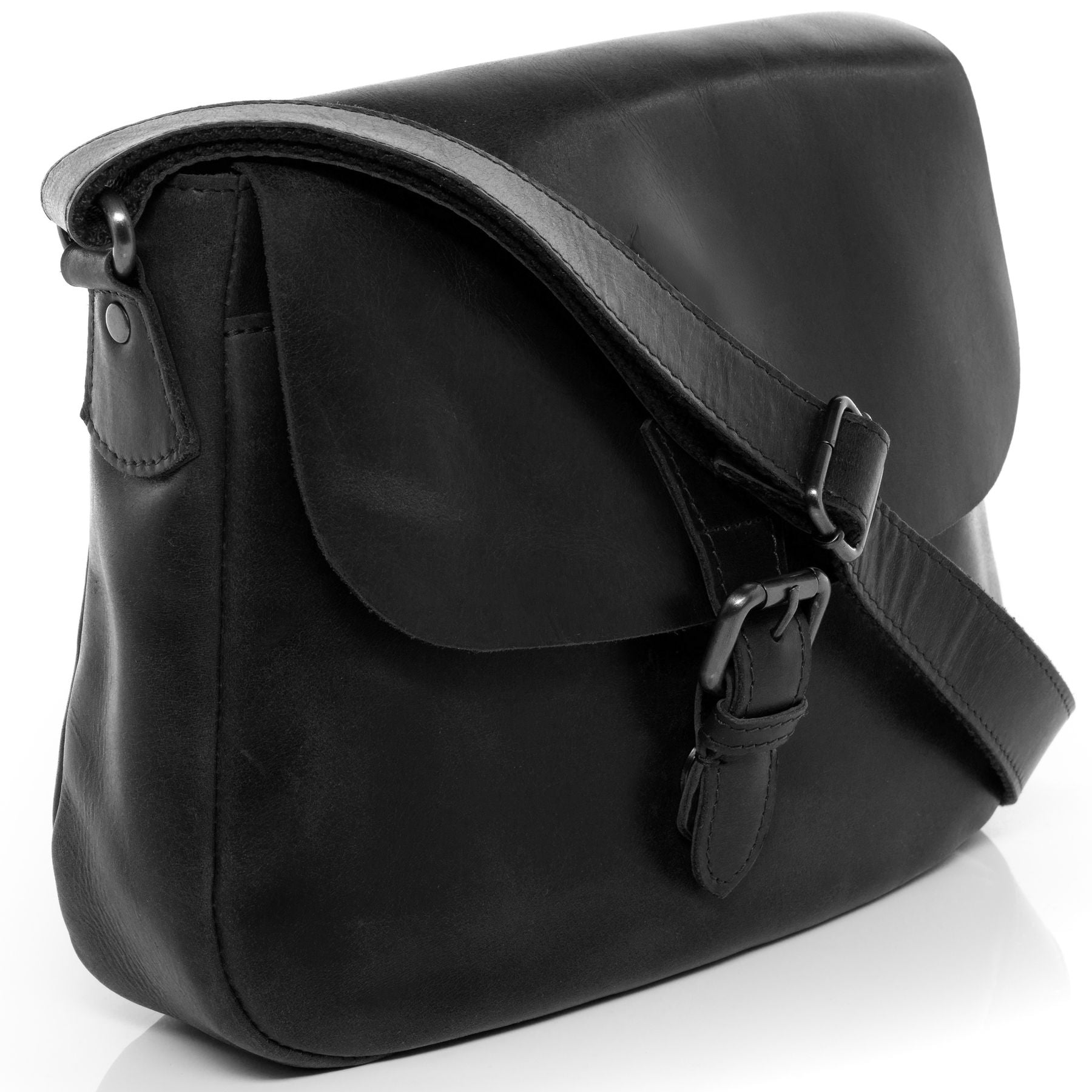 FERGÉ Schultertasche Leder YALE braun Handtasche Leder 48327