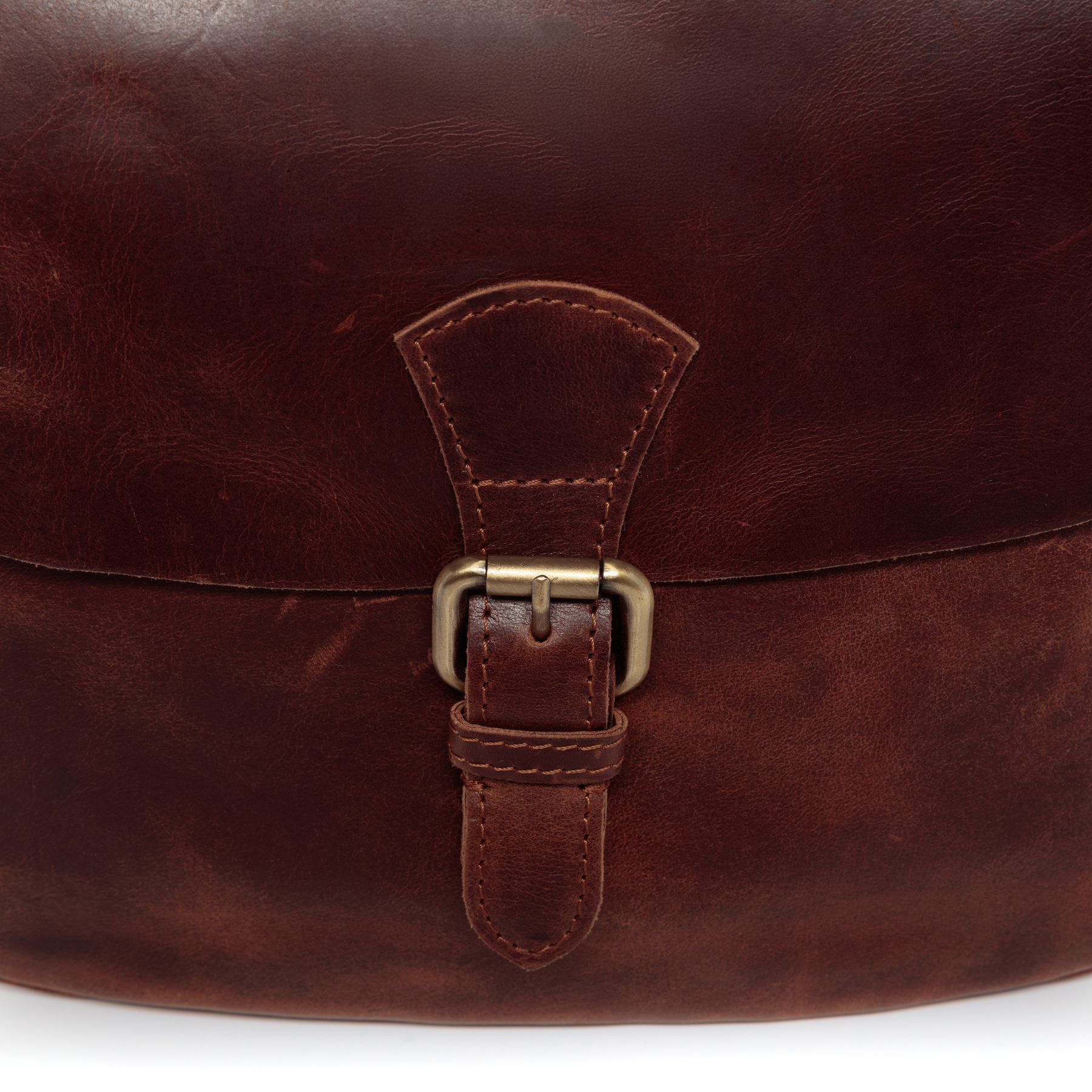 FERGÉ  Schultertasche Leder YALE braun Handtasche Leder 48317