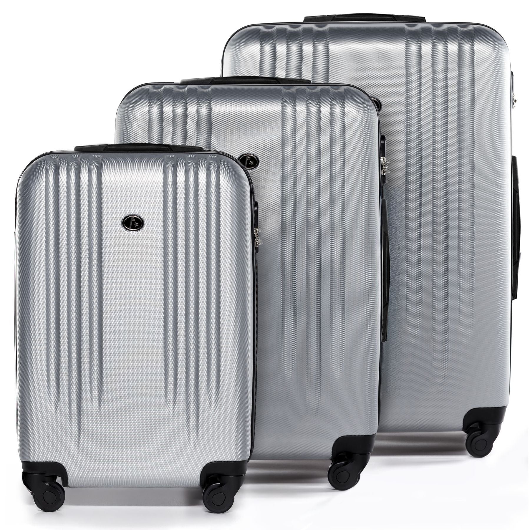 FERGÉ Kofferset 3-teilig Marseille gelb 3er Trolley Set 49102