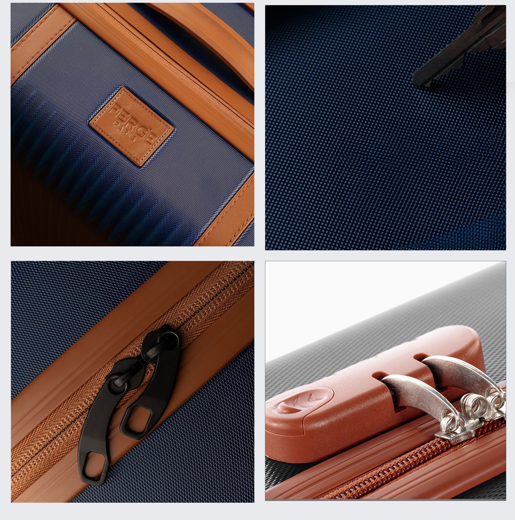 3-piece luggage set MILANO