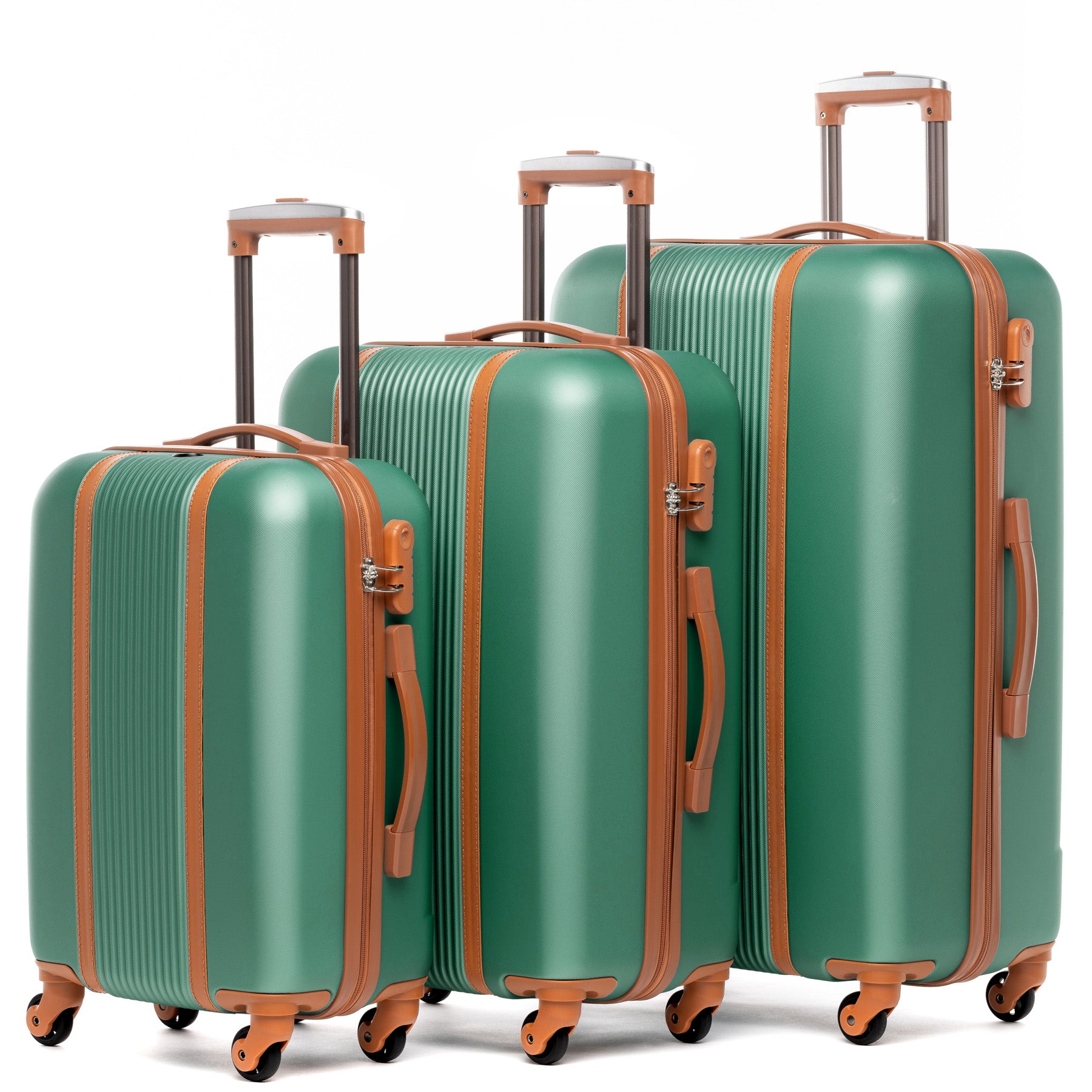 luggage set 3-kofferset-xb05 FERGÉ ABS-Leather MILANO parent 42517
