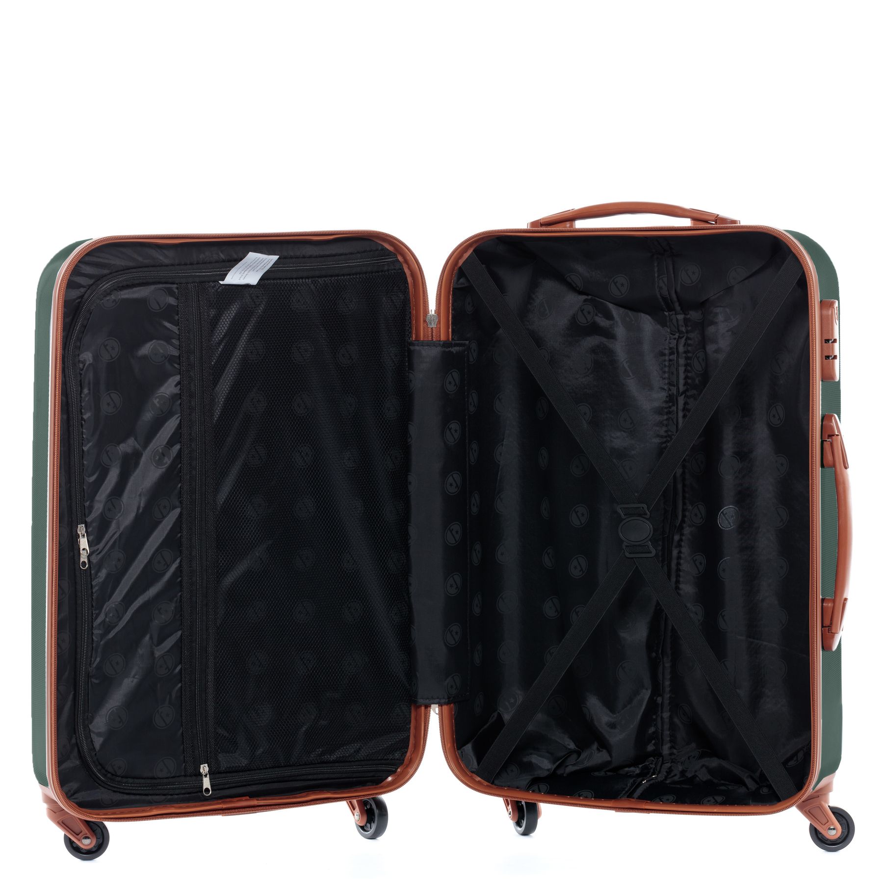 luggage set 3-kofferset-xb05 FERGÉ ABS-Leather MILANO parent 38347