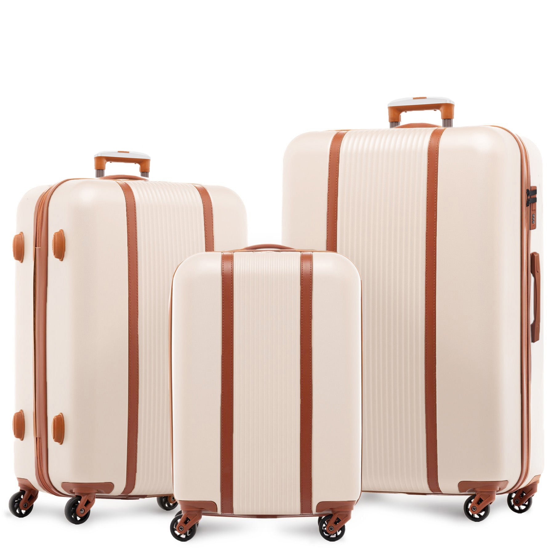 FERGÉ Kofferset 3-teilig MILANO 3er Trolley Set 4 Rollen 49171
