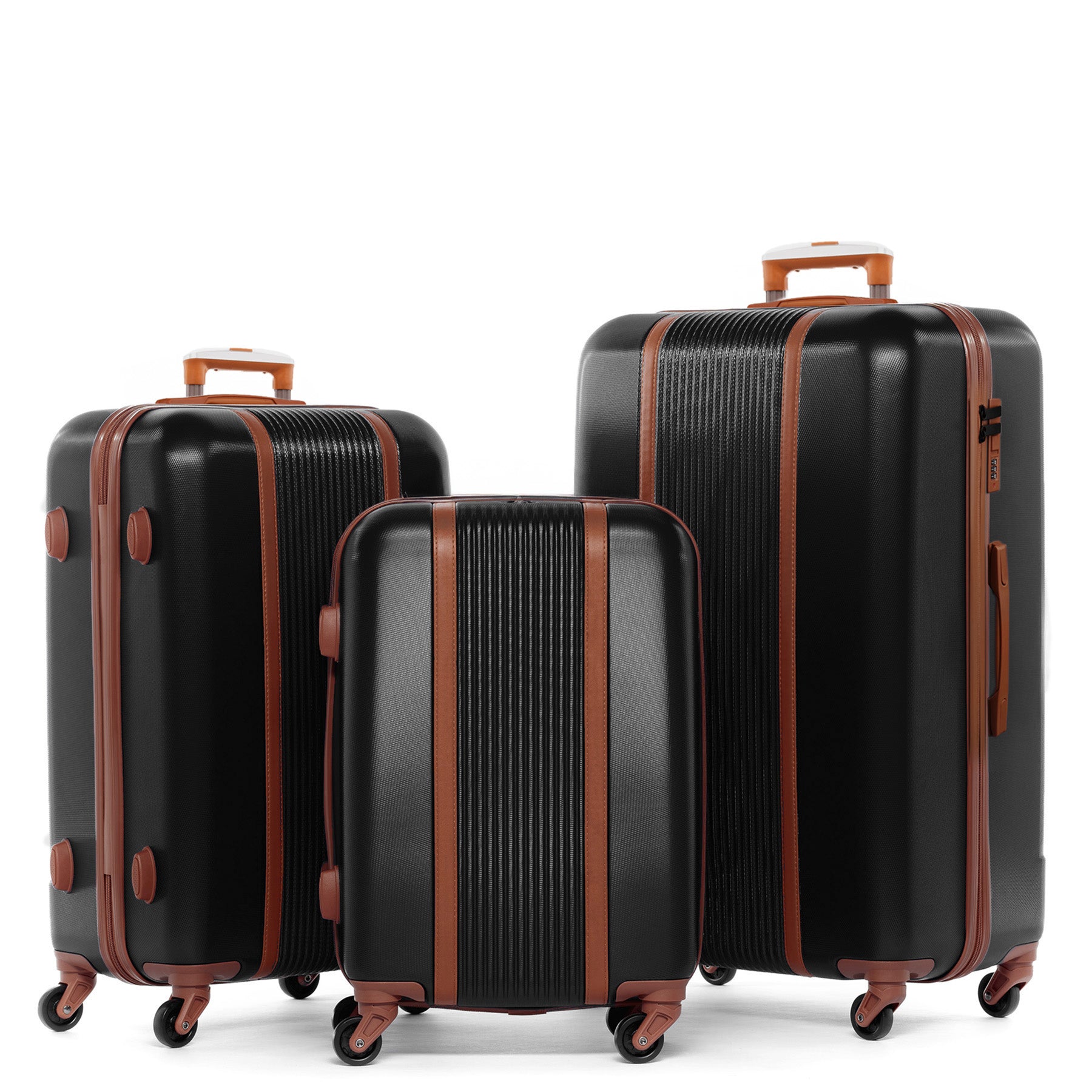 FERGÉ Kofferset 3-teilig MILANO 3er Trolley Set 4 Rollen 49189