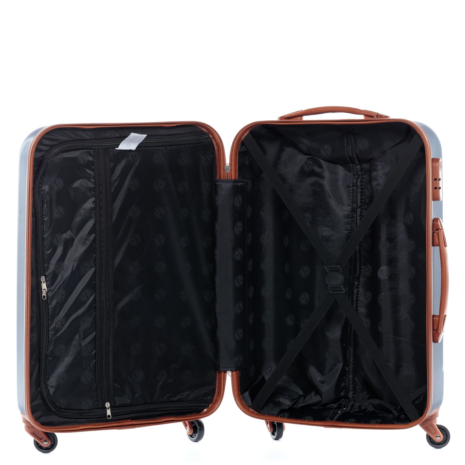 luggage set 3-kofferset-xb05 FERGÉ ABS-Leather MILANO parent 23059