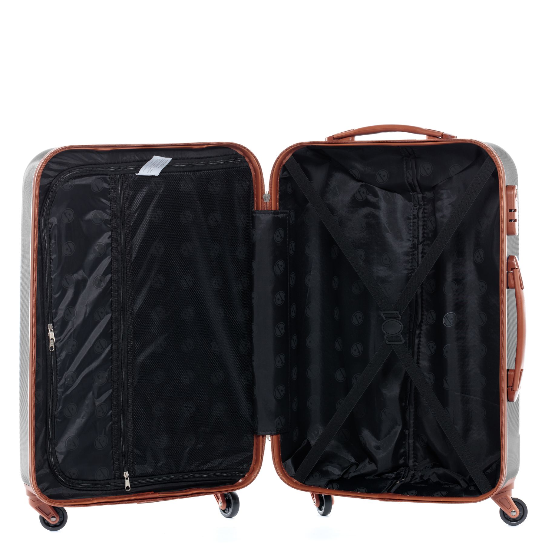 luggage set 3-kofferset-xb05 FERGÉ ABS-Leather MILANO parent 23049