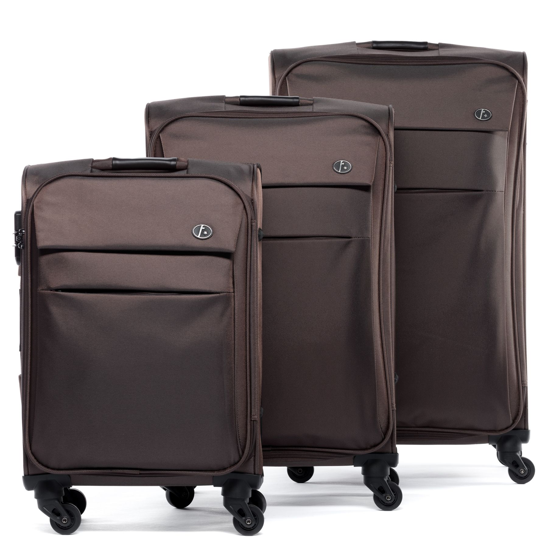 softshell-3set-weichschale-kofferset FERGÉ nylon Calais parent 38027