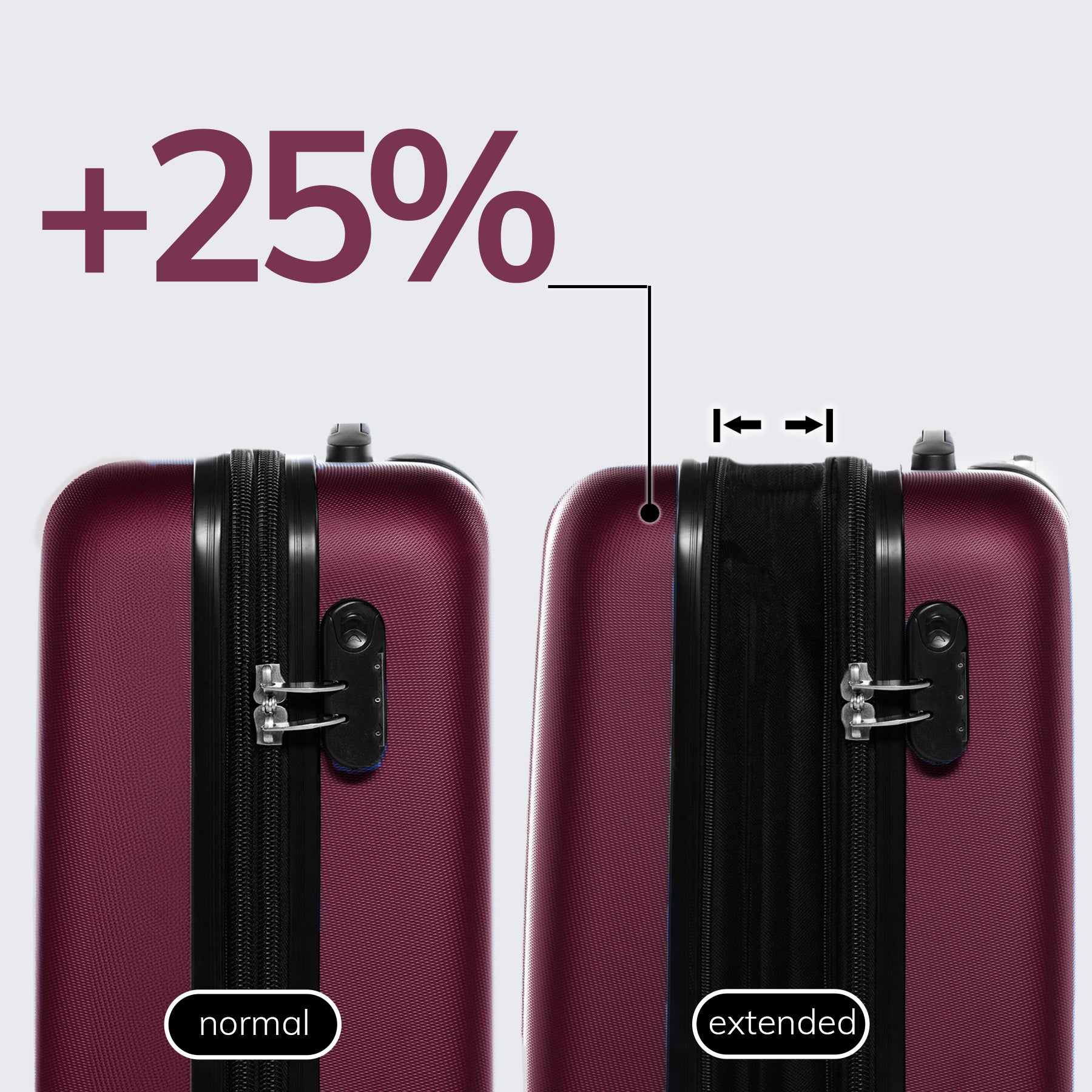 Suitcase Set TOULOUSE expandable