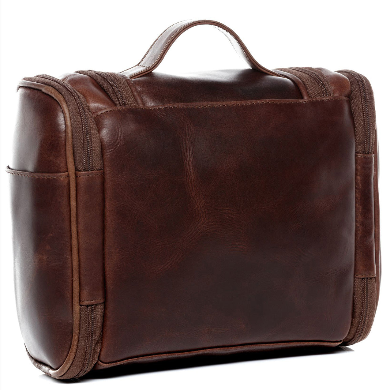 Wash Bag THEO Natural Leather