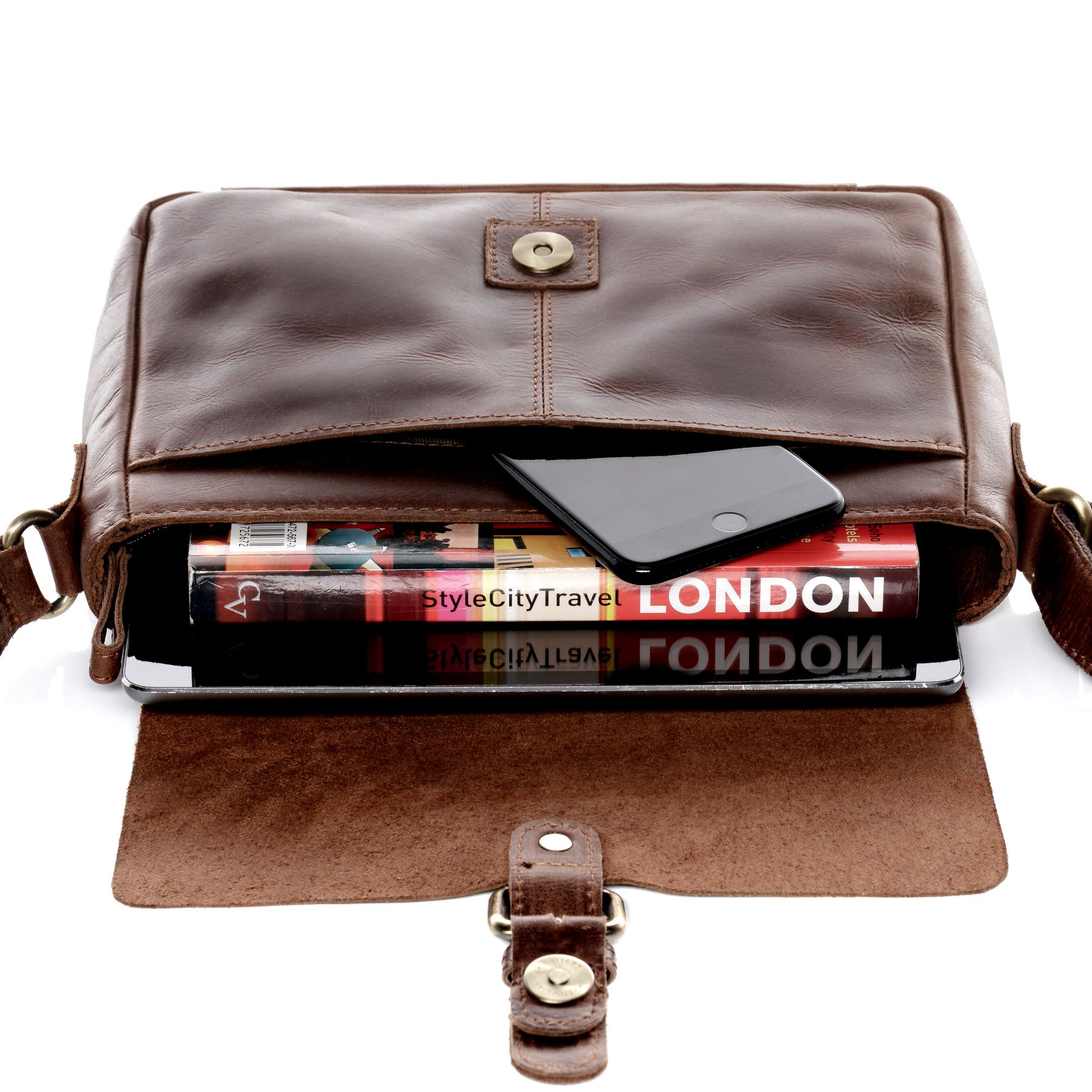 Messenger bag PARIS Natural Leather