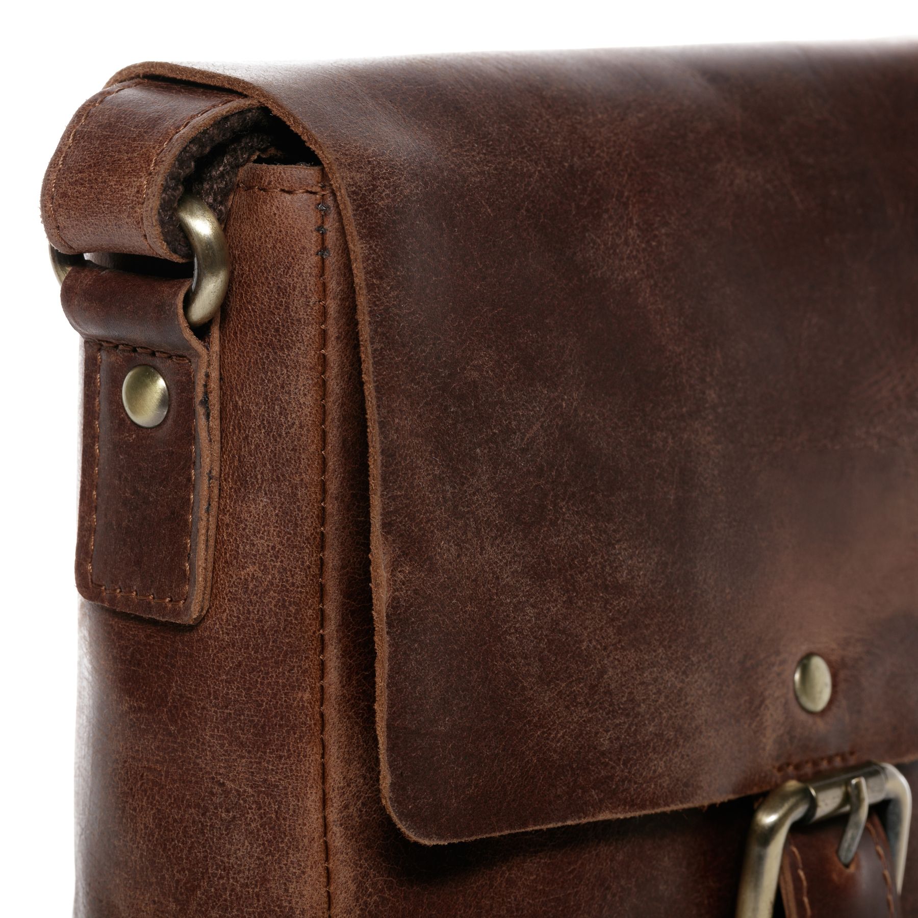 messenger bag YALE Natural Leather