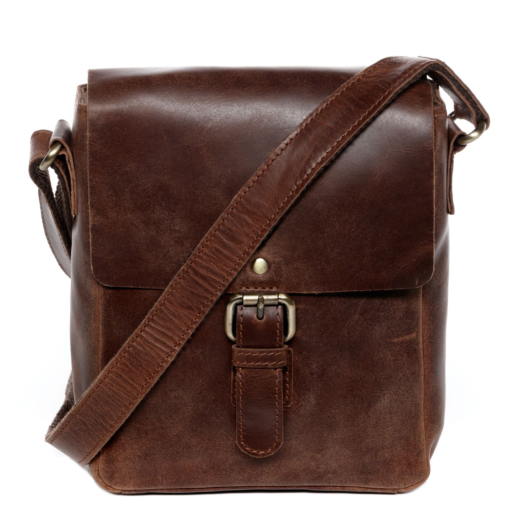 messenger bag YALE Natural Leather