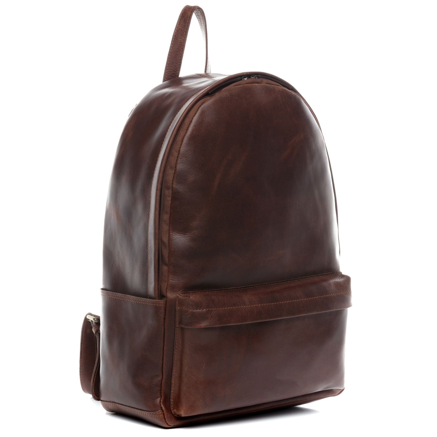 FERGÉ XL Rucksack Leder ARCHIE braun Fahrradrucksack 48492