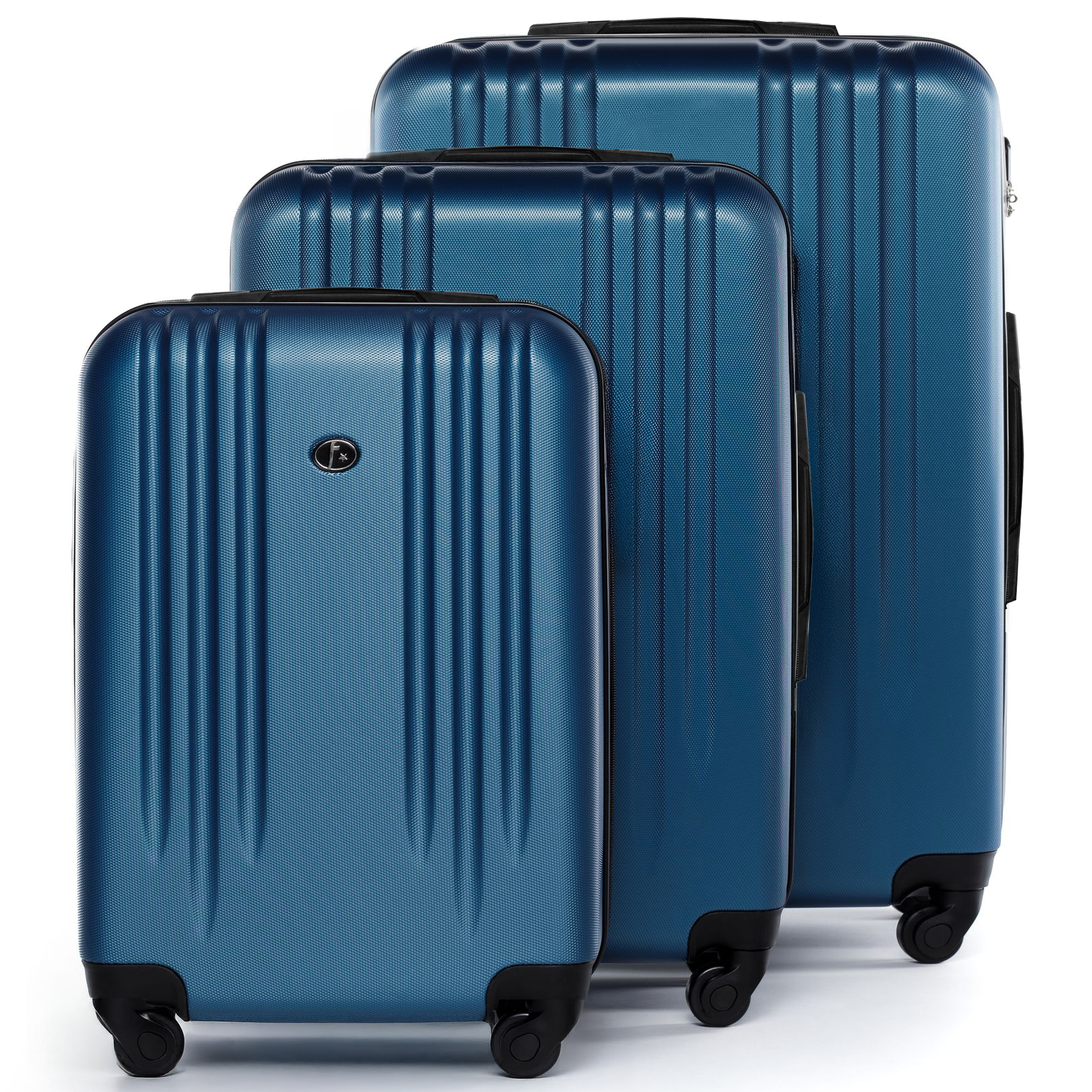 FERGÉ Kofferset 3-teilig Marseille gelb 3er Trolley Set 49097