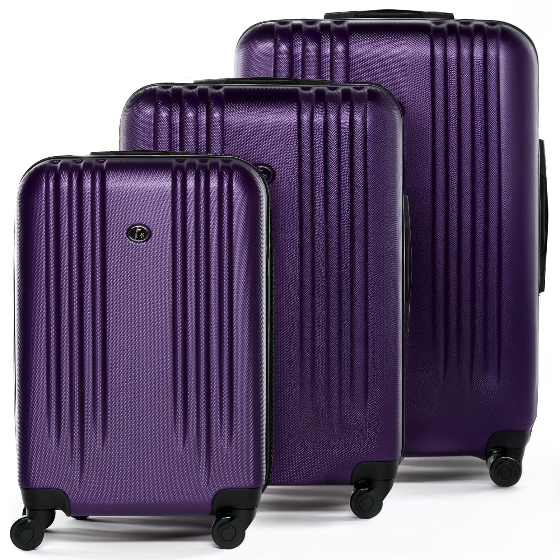 FERGÉ Kofferset 3-teilig Marseille gelb 3er Trolley Set 49100